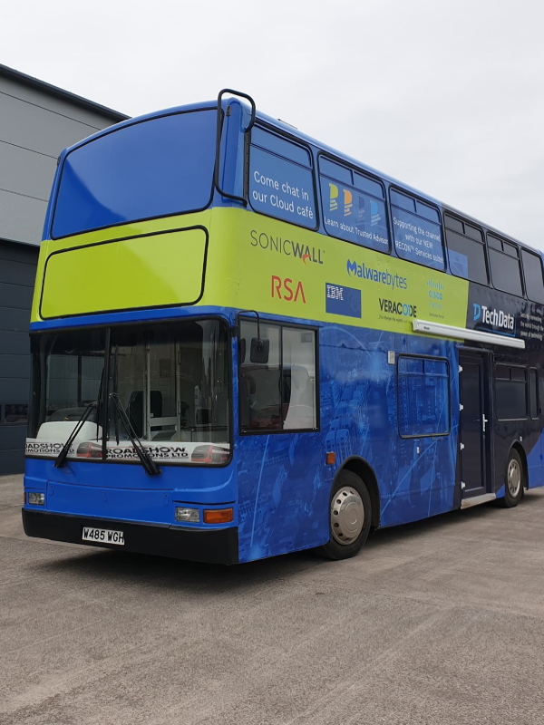 RSP14 Promotional bus hire -Tech Data Exhibition Bus